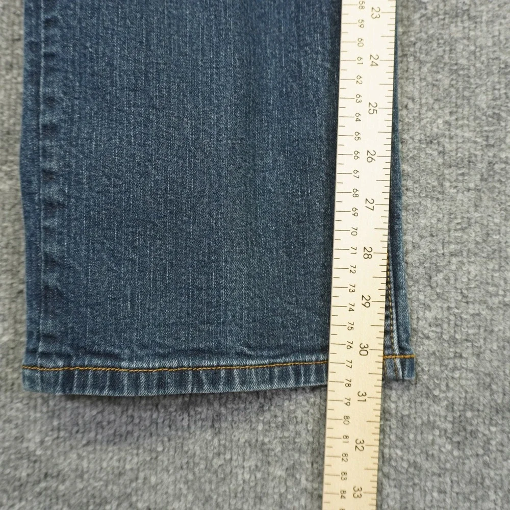 Duluth Trading Flex Weekender Jeans Mens 38x32 Blue Fit Straight Leg Stretch